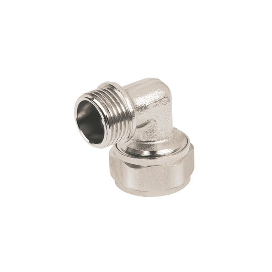 PPG-12M Codo 90° para PEALPE, 1/2", con rosca macho, FOSET