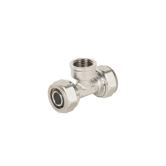 PPG-12TH Tee para PEALPE, 1/2", con rosca hembra central, FOSET