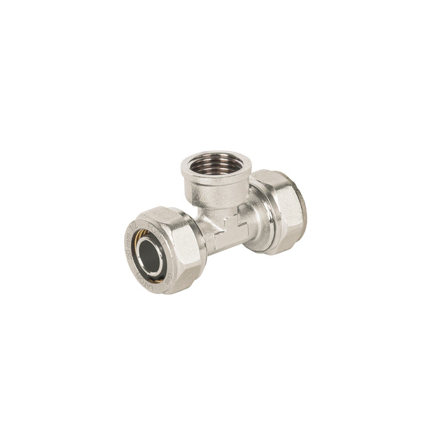 PPG-12TH Tee para PEALPE, 1/2", con rosca hembra central, FOSET