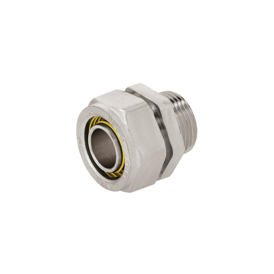 PPG-34NM Conector para PEALPE, 3/4", con rosca macho, FOSET