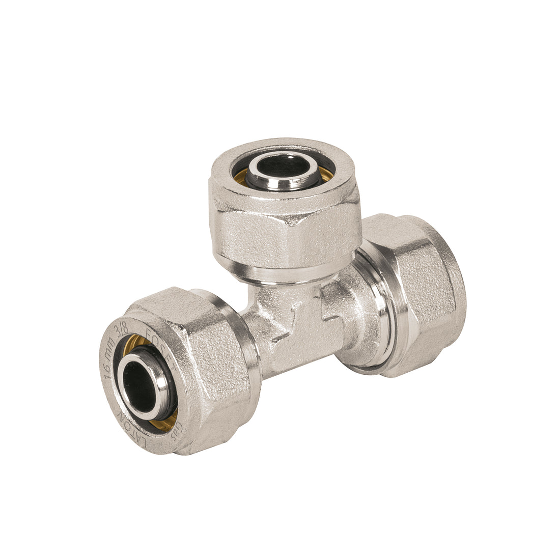 PPG-38T Tee para PEALPE, 3/8", FOSET