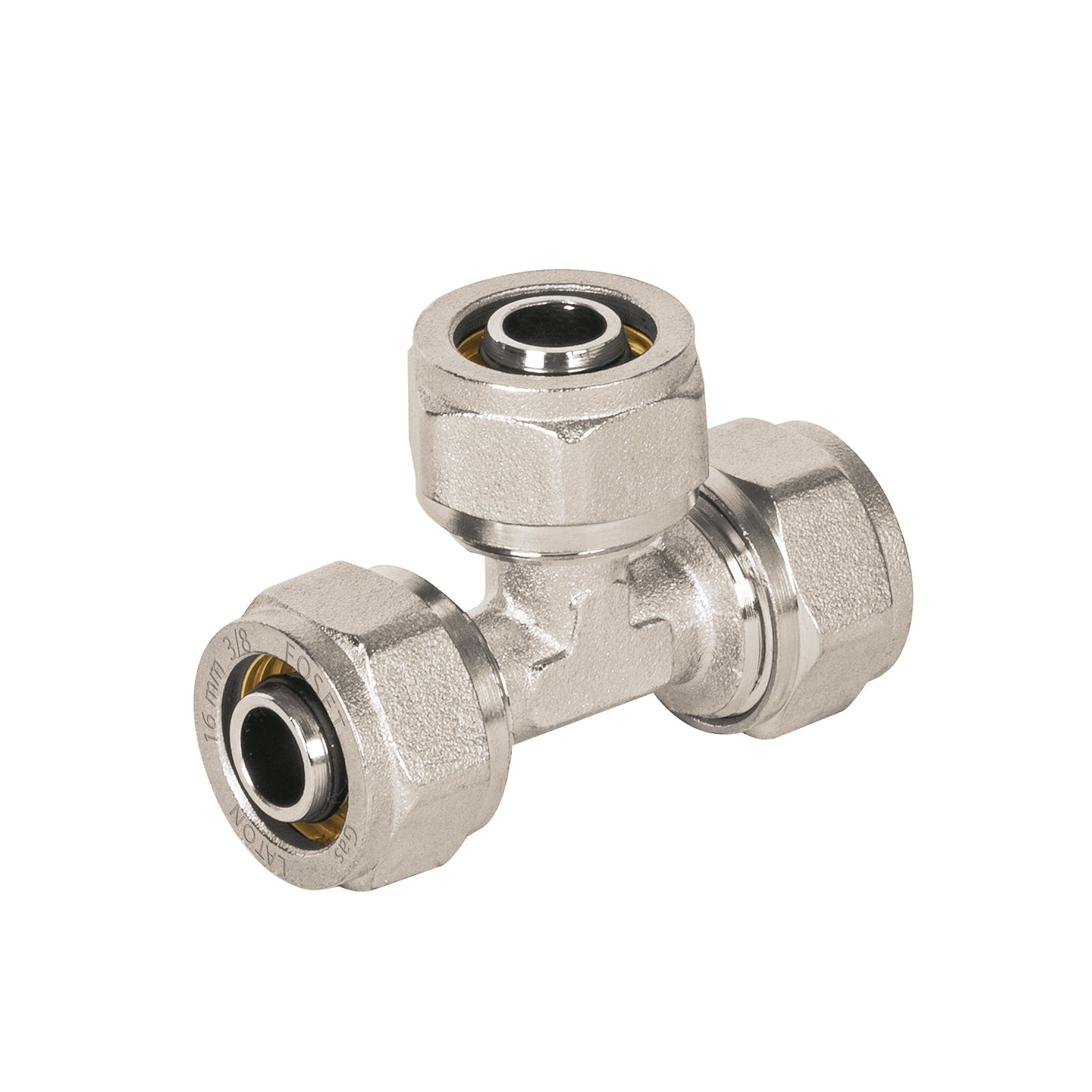 PPG-38T Tee para PEALPE, 3/8", FOSET