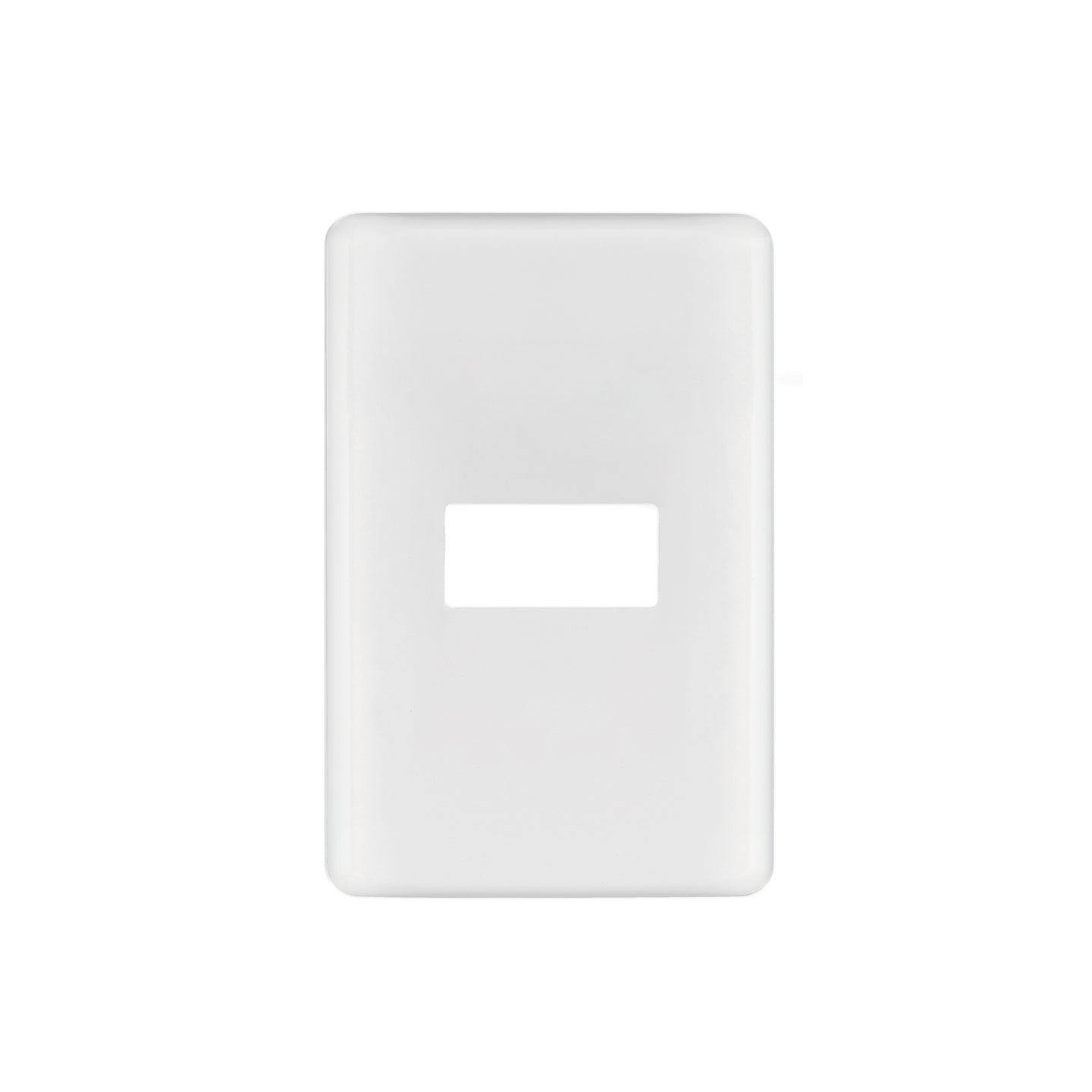 PPSE-B Placa 1 módulo de ABS, línea Basic, blanca