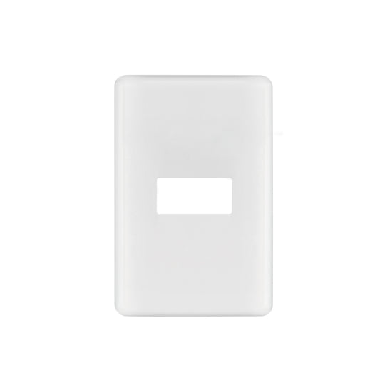 PPSE-B Placa 1 módulo de ABS, línea Basic, blanca