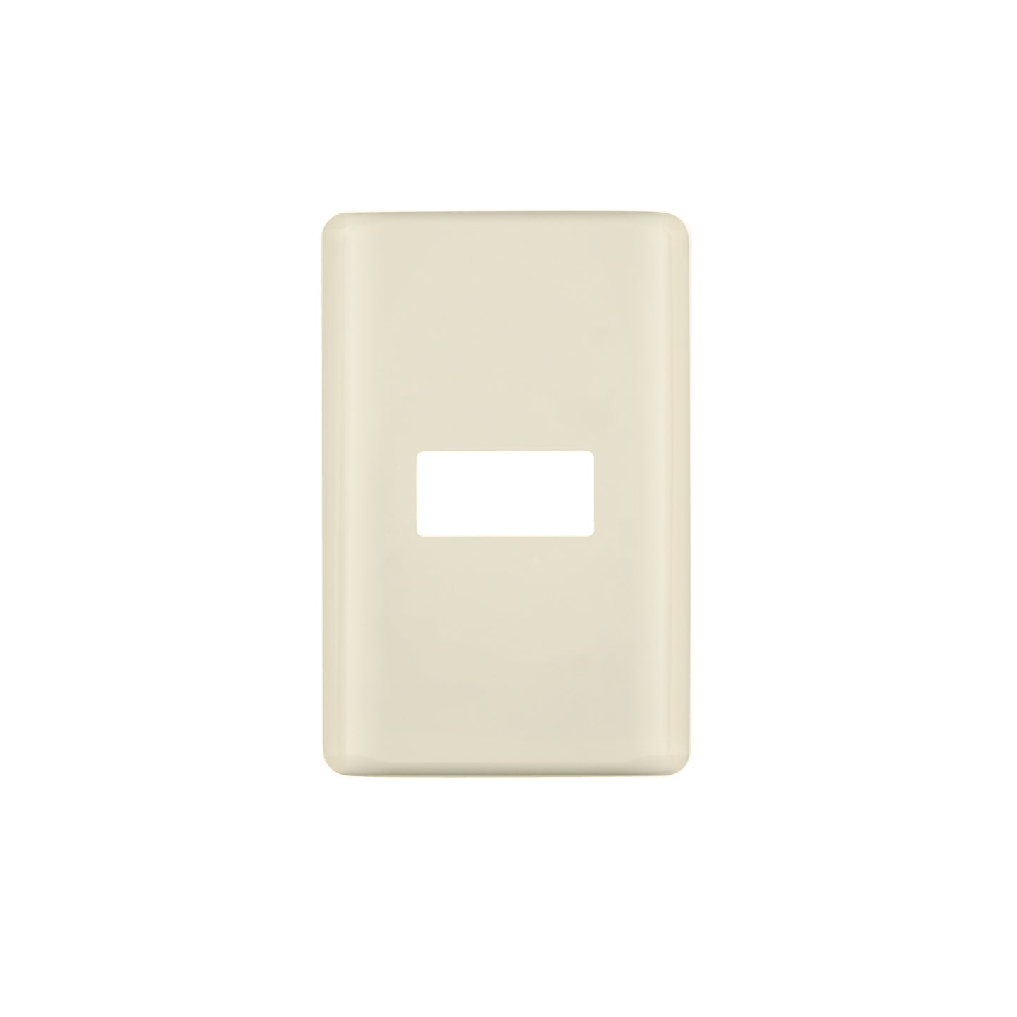 PPSE-BI Placa 1 módulo, marfil, línea Volteck Basic