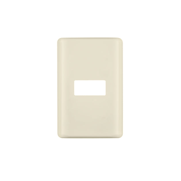 PPSE-BI Placa 1 módulo, marfil, línea Volteck Basic