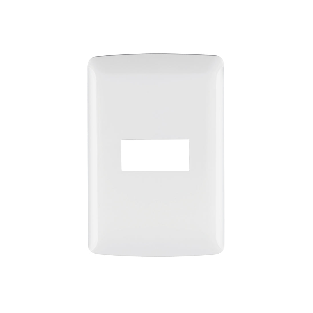 PPSE-IB Placa 1 módulo de ABS, línea Italiana, color blanco