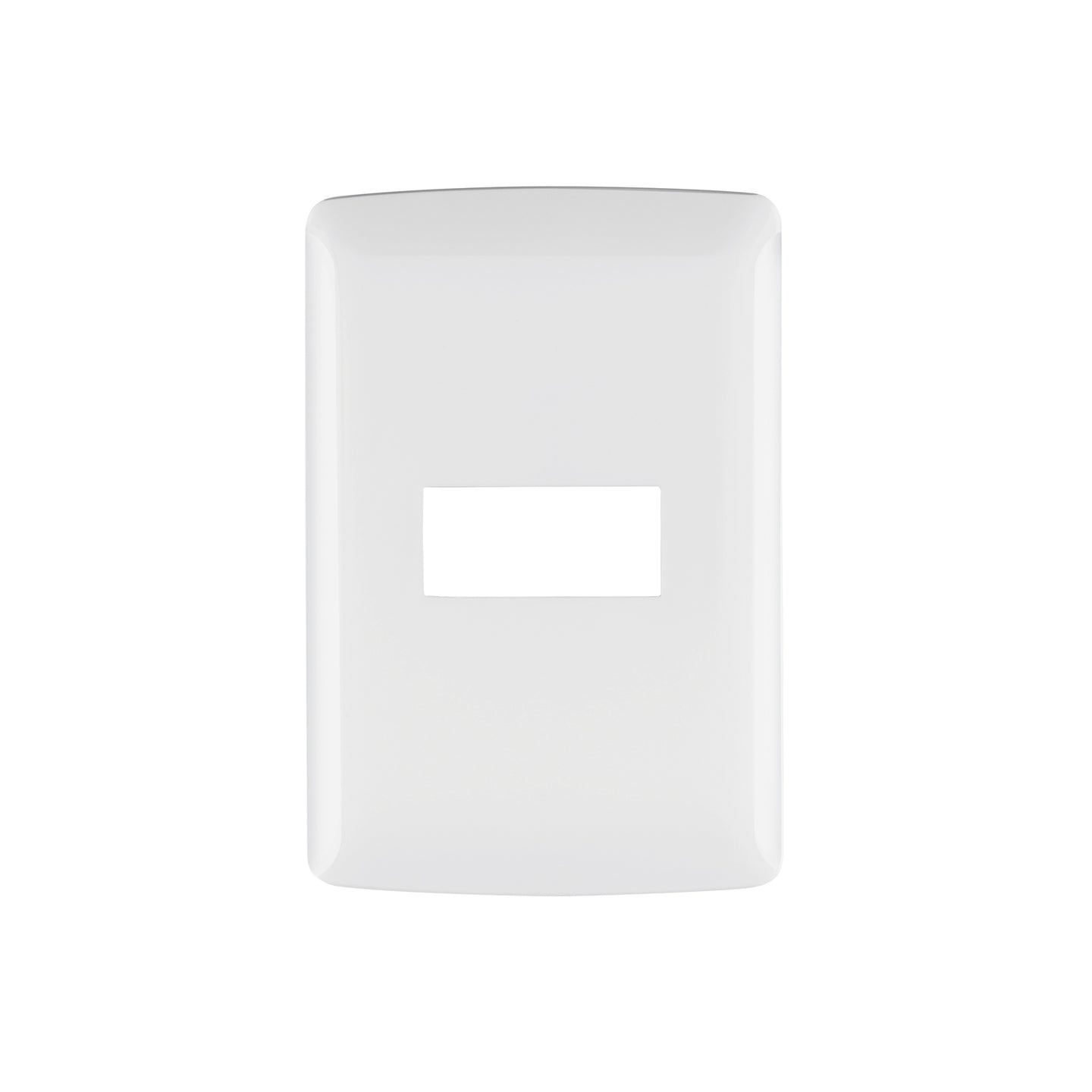 PPSE-IB Placa 1 módulo de ABS, línea Italiana, color blanco