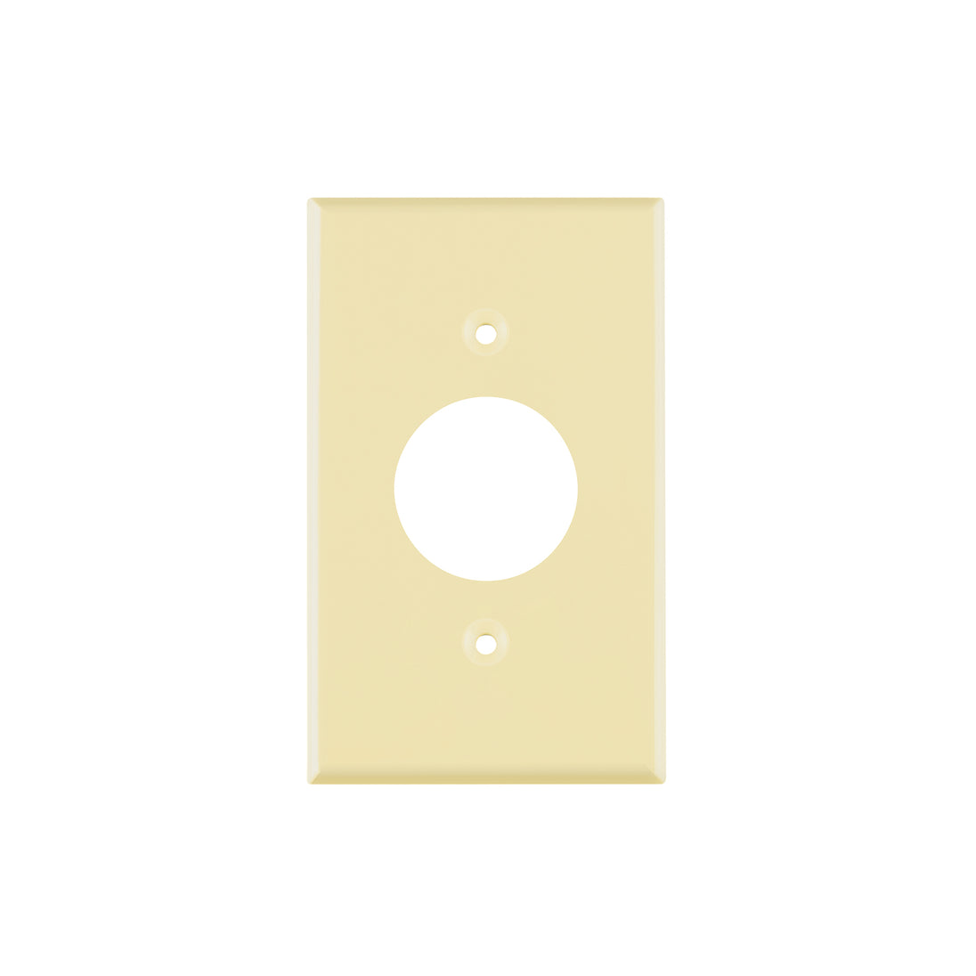 PPSE-S Placa de ABS para contacto redondo, Standard, marfil