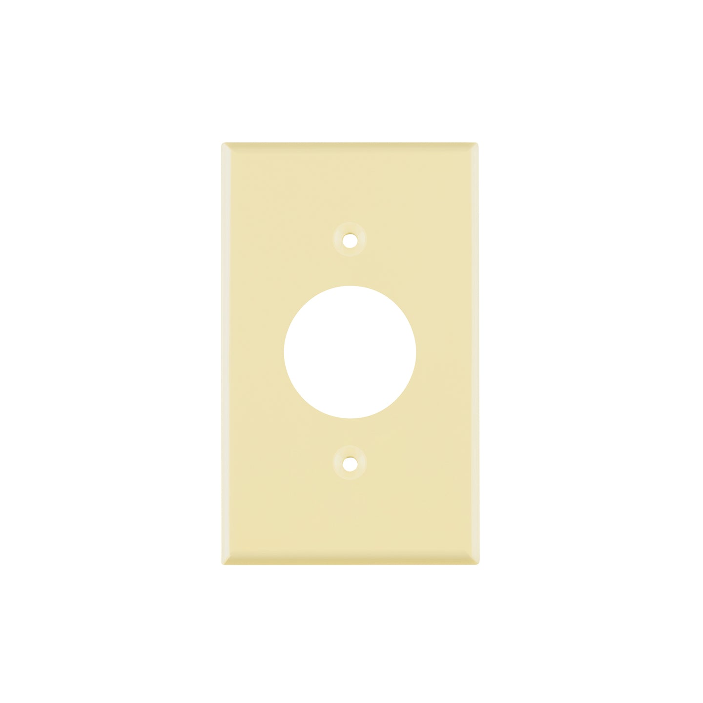 PPSE-S Placa de ABS para contacto redondo, Standard, marfil