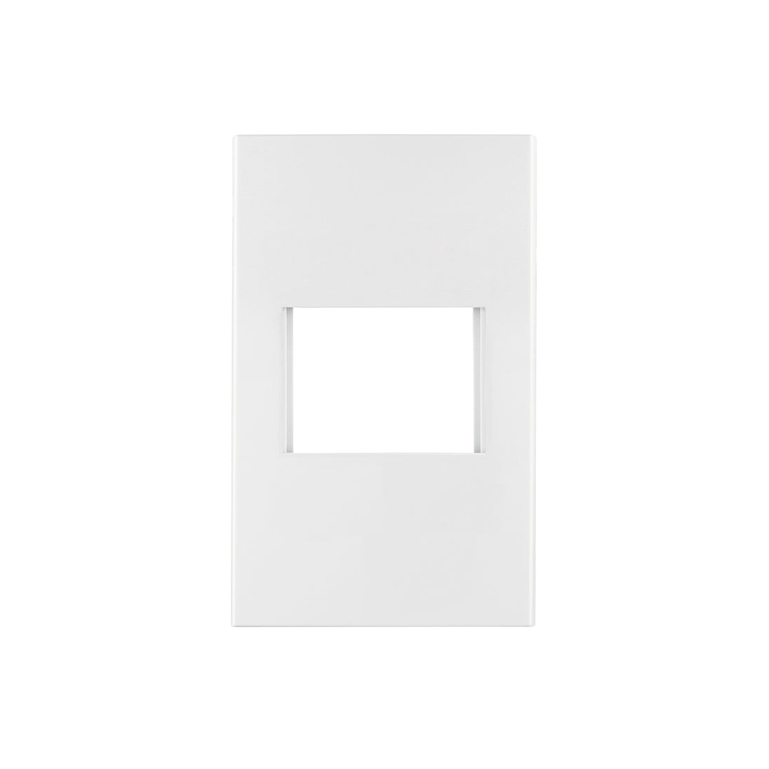 PPSE15-EB Placa 1 ventana, 1.5 módulos, línea Española, color blanco