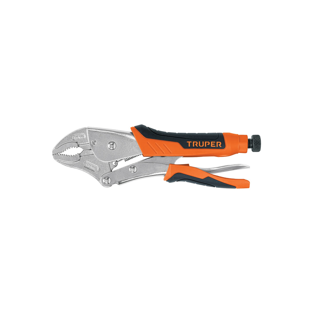 PPT-10CX Pinza de presión 10" mordaza curva mango de vinil, Truper