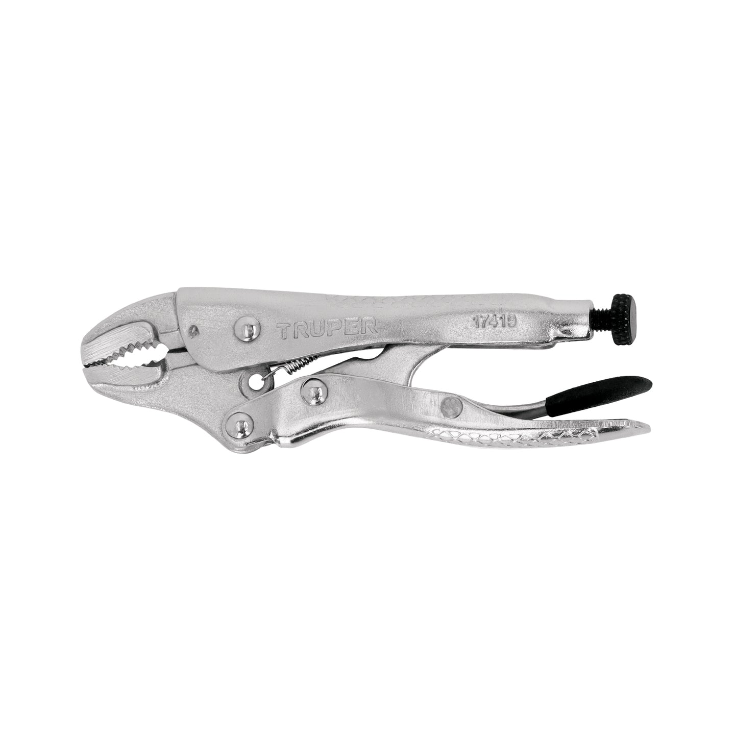 PPT-4C Pinza de presión 4" mordaza curva, Truper