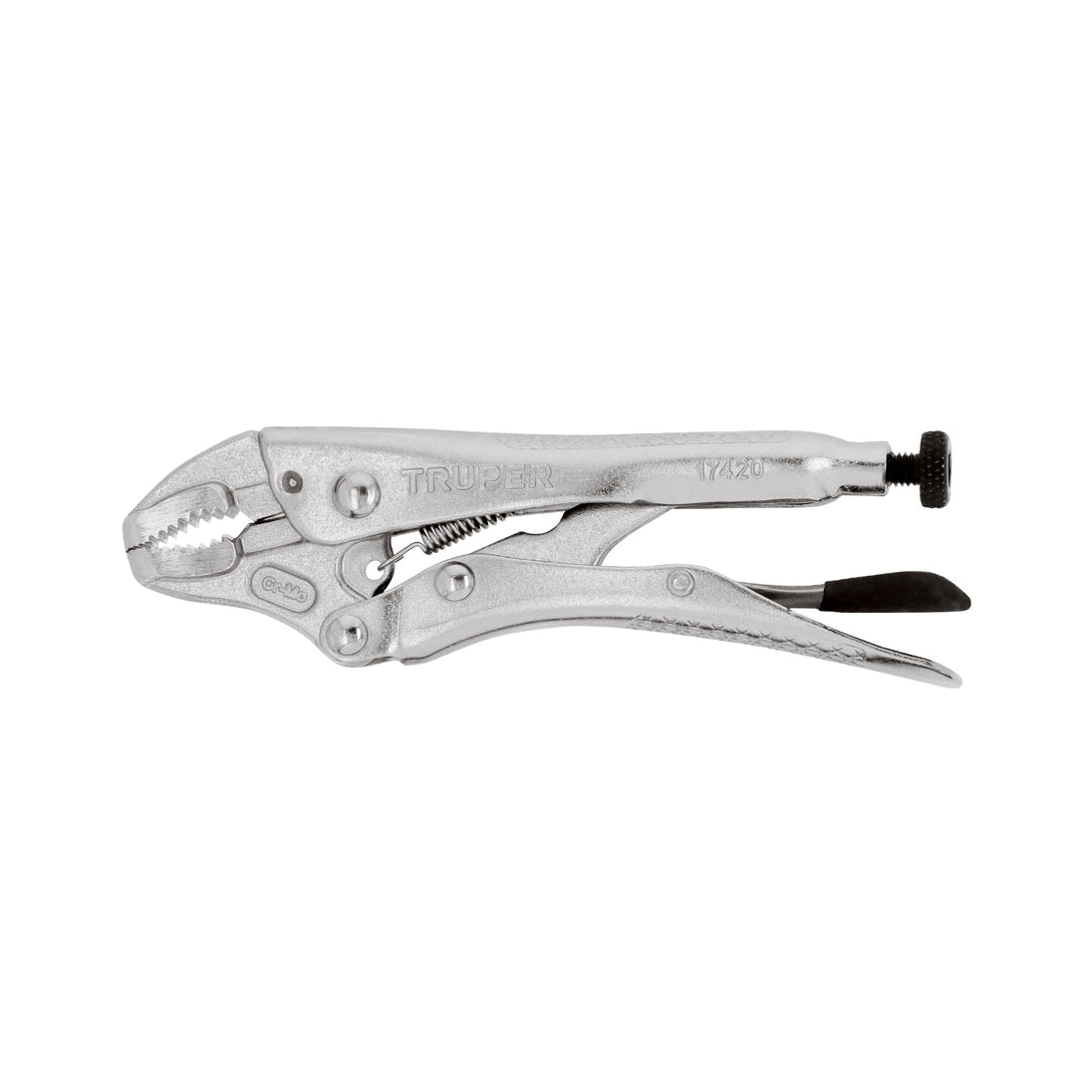 PPT-5C Pinza de presión 5" mordaza curva, Truper