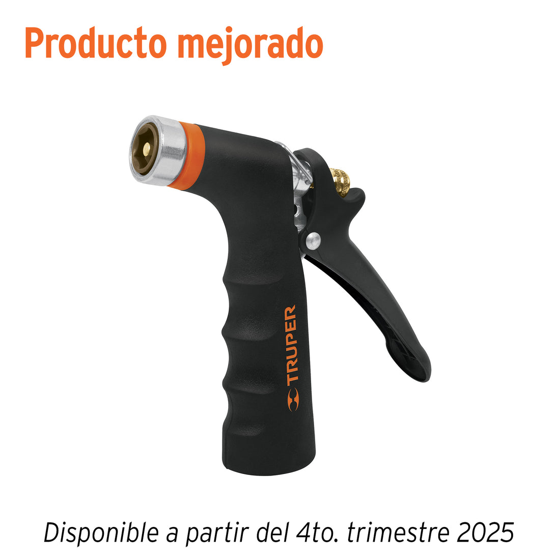 PR-201 Pistola para riego de 2 funciones metálica con recubrimiento