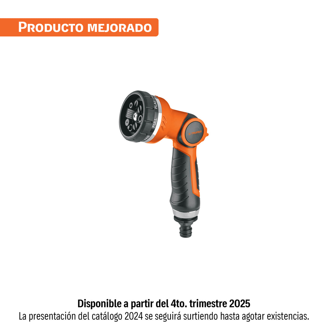 PR-307 Pistola para riego de 8 funciones plástica, Truper