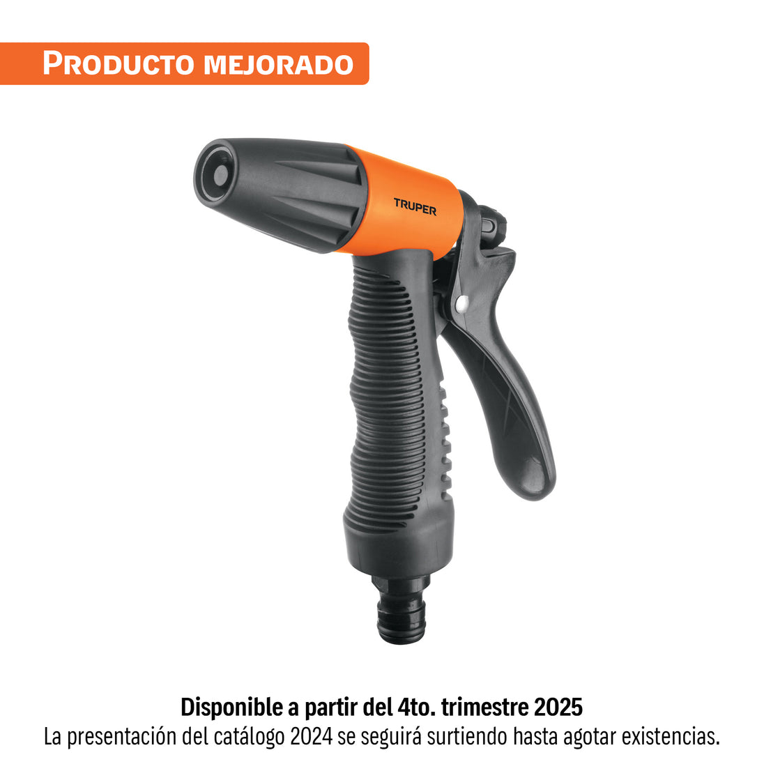 PR-401 Pistola para riego de 2 funciones plástica con recubrimiento