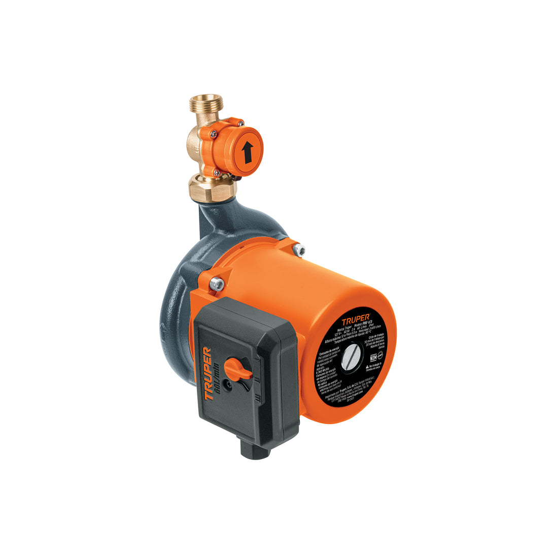 PRE-1/3 Bomba presurizadora 1/3 HP, con sensor regulable, TRUPER