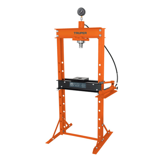 PREH-20 Prensa hidráulica tipo "H" de 20 ton, con pistón, Truper