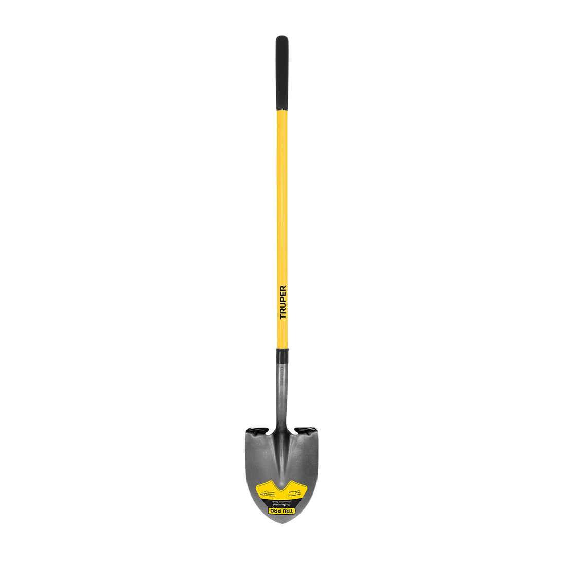 PRL-F Pala redonda Tru Pro, mango largo de fibra de vidrio 48"
