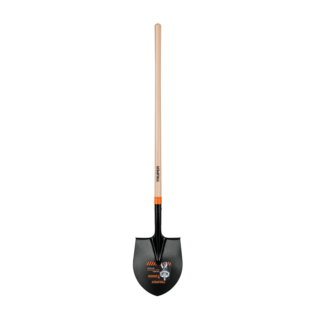 PRL-P4 Pala redonda # 4 T-2000, mango largo 45", Truper