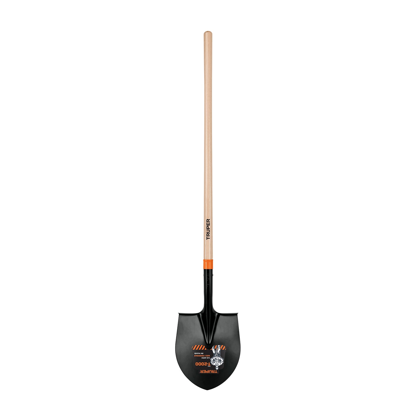 PRL-P4 Pala redonda # 4 T-2000, mango largo 45", Truper