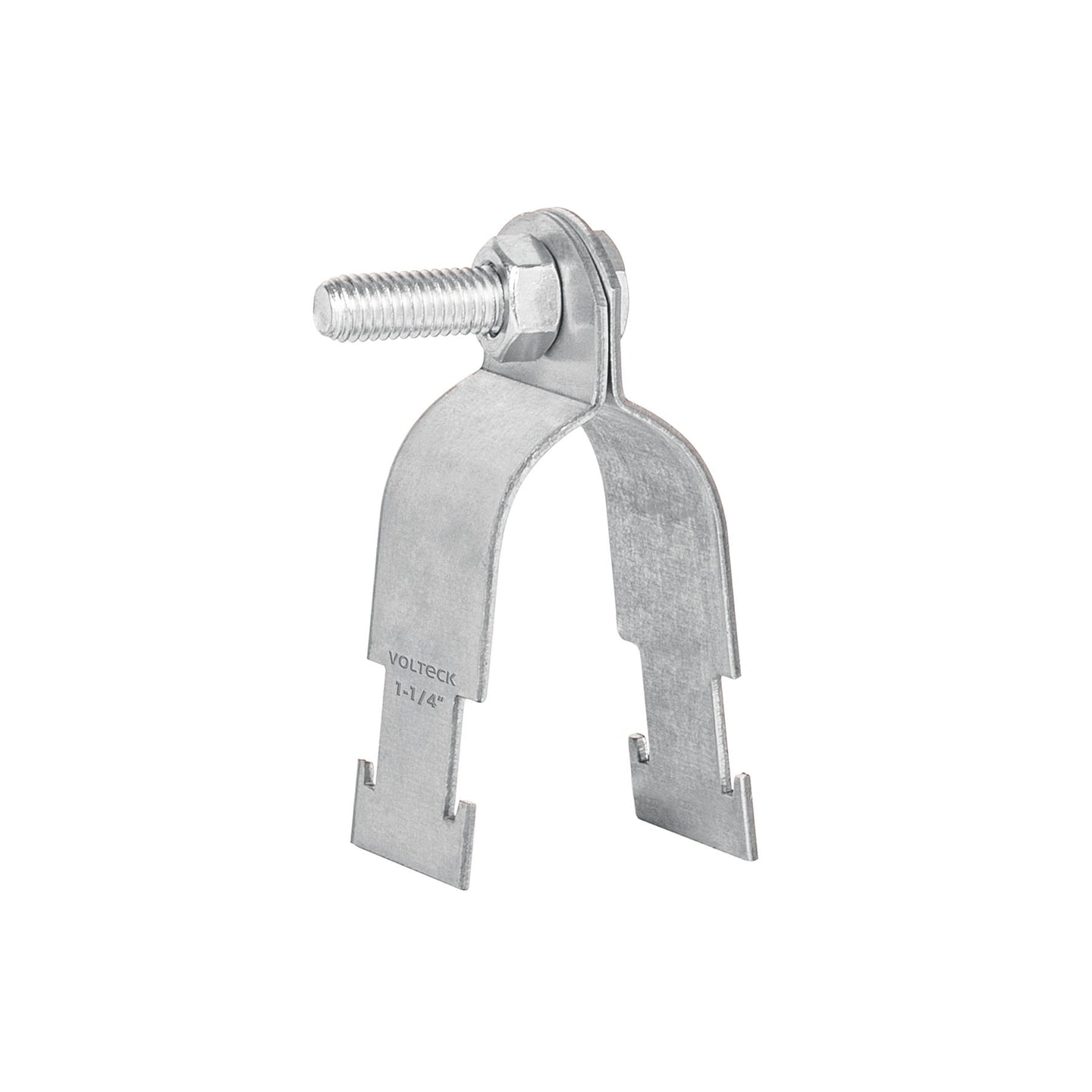 PU-114A Abrazadera para perfil monocanal de 1 1/4", VOLTECK