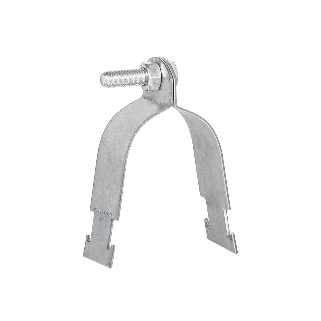 PU-2A Abrazadera para perfil monocanal de 2", VOLTECK