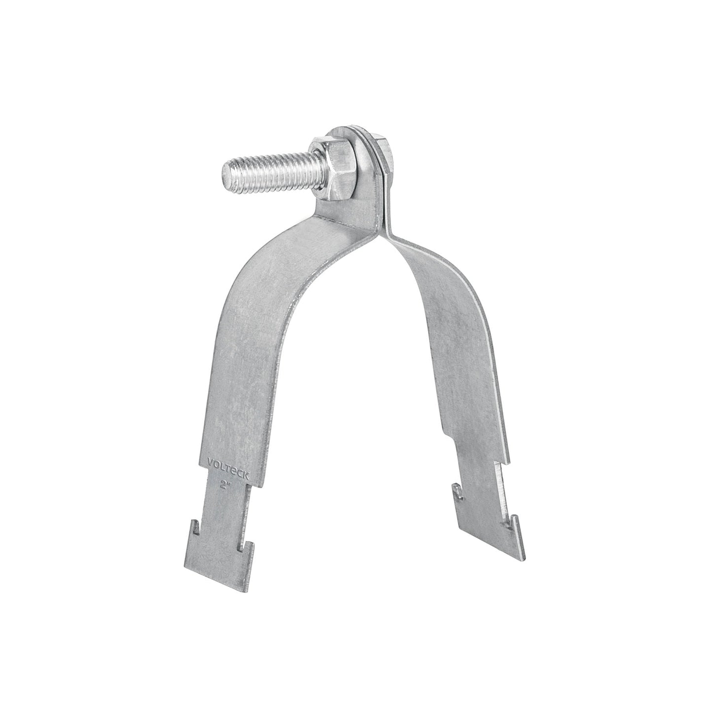 PU-2A Abrazadera para perfil monocanal de 2", VOLTECK