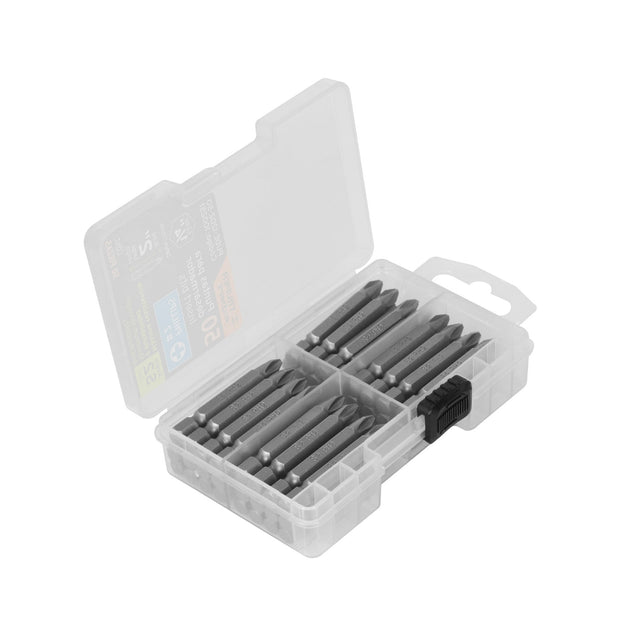 PUDE-1202-50 Estuche con 50 puntas de cruz PH2 largo 2", Truper Expert