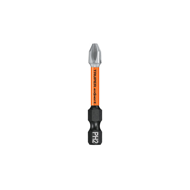 PUDE-1202I Estuche con 5 puntas de cruz PH2 de impacto largo 2", Expert