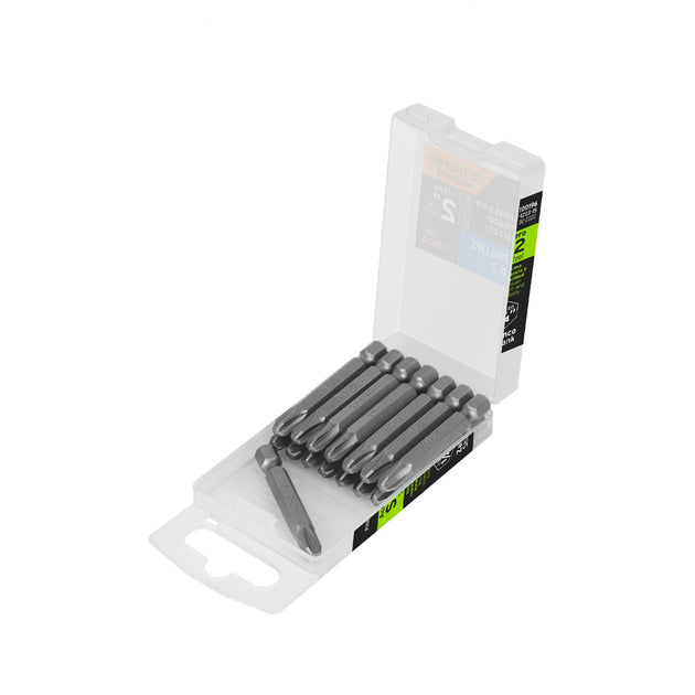 PUDE-1203-15 Estuche con 15 puntas de cruz PH3 largo 2", Truper Expert