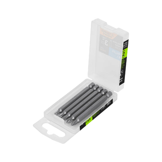 PUDE-1301 Estuche con 5 puntas de cruz PH1 largo 3", Truper Expert