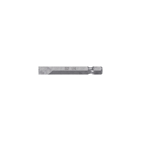 PUDE-3225 Estuche con 5 puntas planas de 1/4" largo 2", Truper Expert