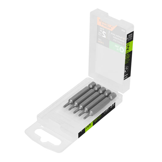 PUDE-5209 Estuche con 5 puntas torx T9 largo 2", Truper Expert