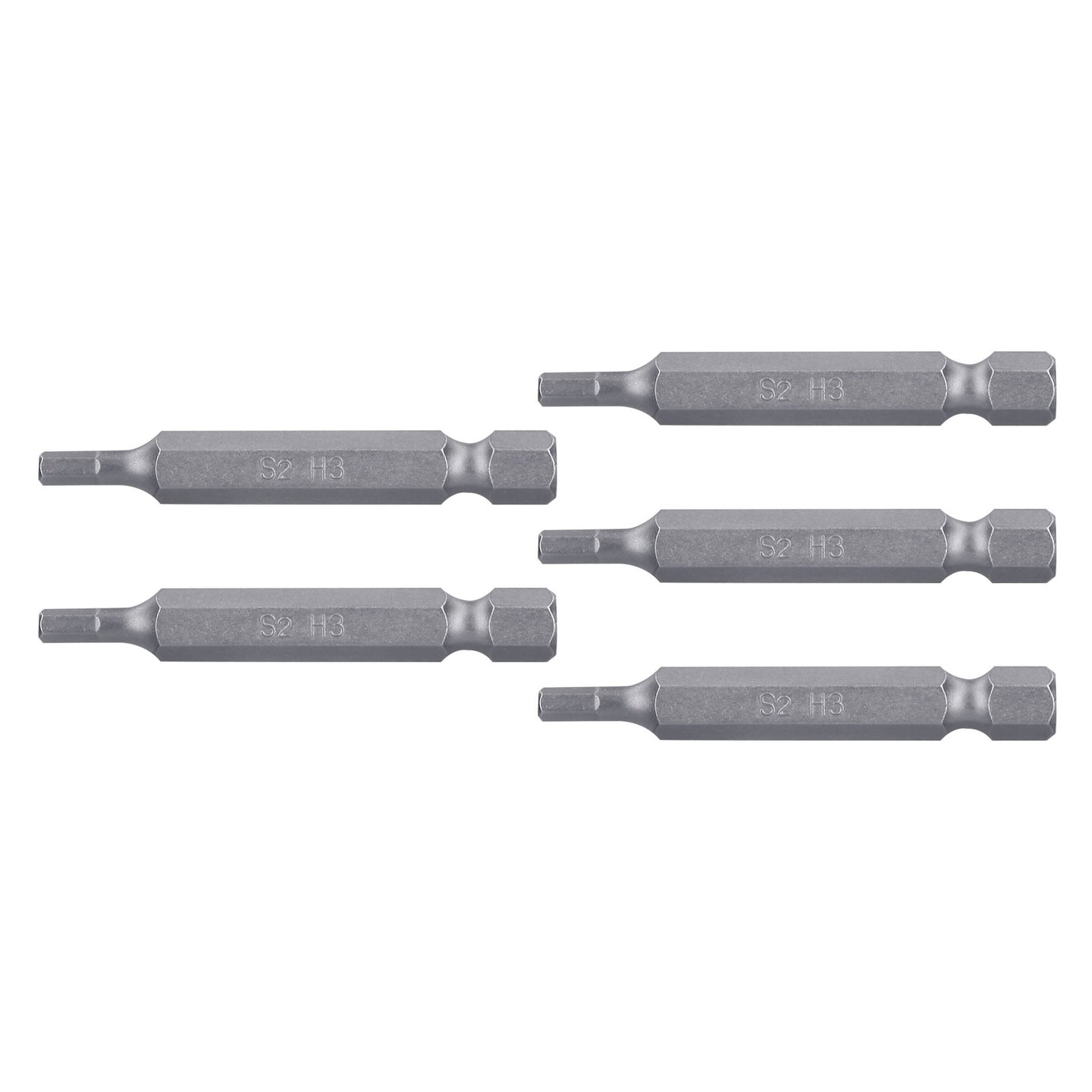 PUDE-7203 Estuche con 5 puntas hexagonales de 3 mm largo 2", Expert