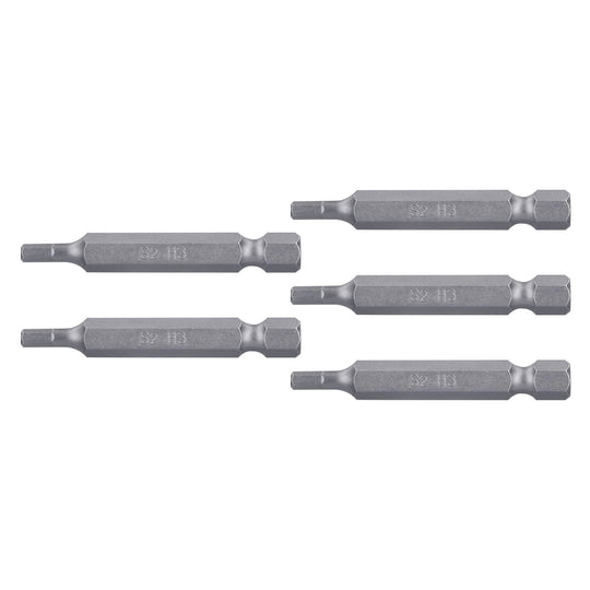 PUDE-7203 Estuche con 5 puntas hexagonales de 3 mm largo 2", Expert