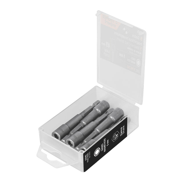 PUDE-9005 Estuche con 5 dados magnéticos de 5 mm largo 2-1/2", Expert