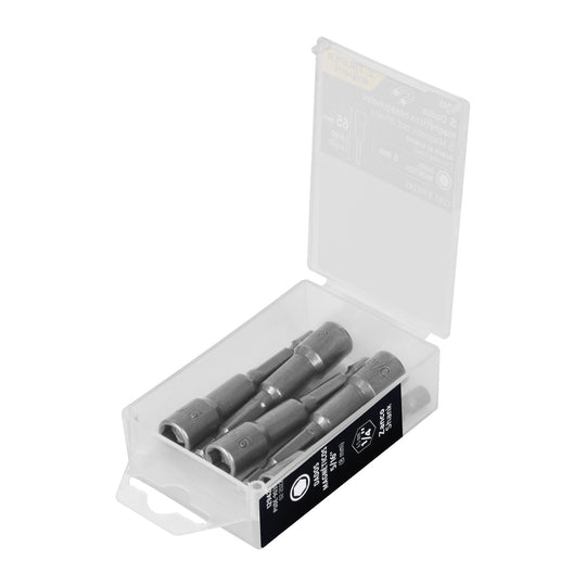 PUDE-9006 Estuche con 5 dados magnéticos de 6 mm largo 2-1/2", Expert