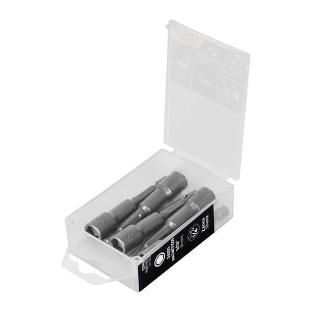 PUDE-9006 Estuche con 5 dados magnéticos de 6 mm largo 2-1/2", Expert