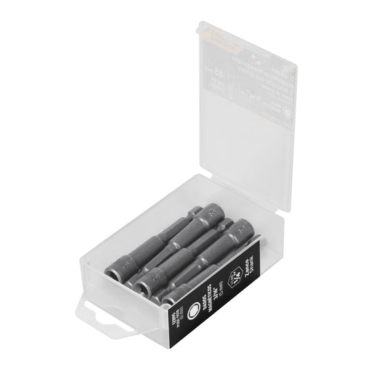 PUDE-9018 Estuche con 5 dados magnéticos de 3/16" largo 2-1/2", Expert