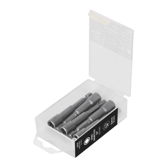 PUDE-9025 Estuche con 5 dados magnéticos de 1/4" largo 2-1/2", Expert