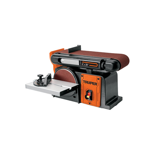 PUL-4X6T Lijadora de banda y disco 4 x 6", 1/2 HP (375 W), Truper