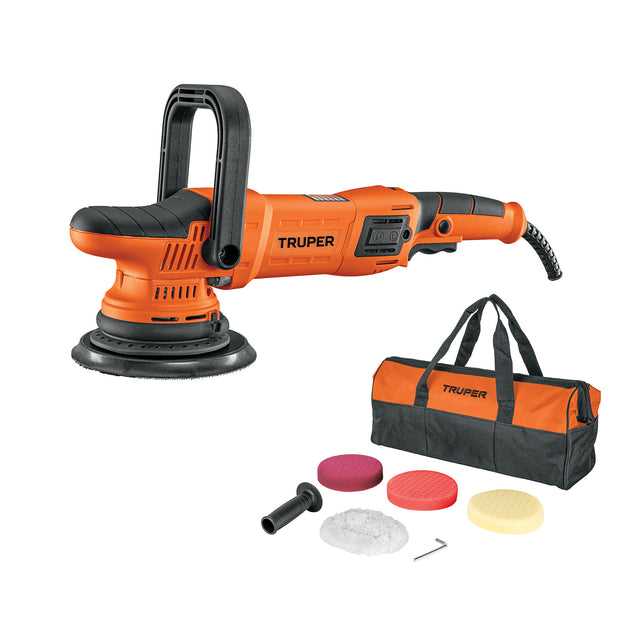 PULA-6A Pulidora doble acción 6", 900W, TRUPER PRO