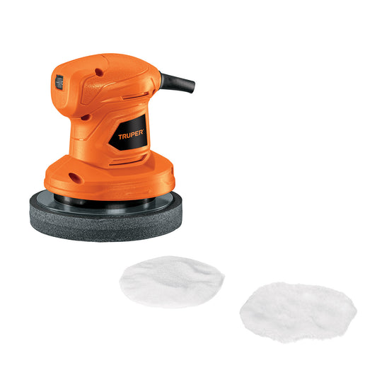 PULA-6AM Pulidora roto-orbital compacta 6", 45W, TRUPER PRO