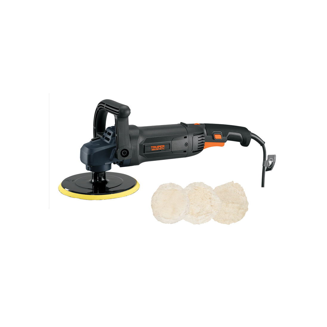 PULA-7N Pulidora rotativa 7", 1200W, TRUPER INDUSTRIAL