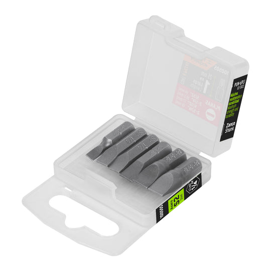 PUN-6PL1 Estuche con 6 puntas planas combinadas largo 1", Expert