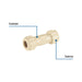 Cople de Compresión PVC Foset PVC-271, 1/2", 42 kgf/cm²