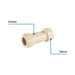 Cople de Compresión PVC Foset PVC-273, 1" (25 mm), Cédula 40