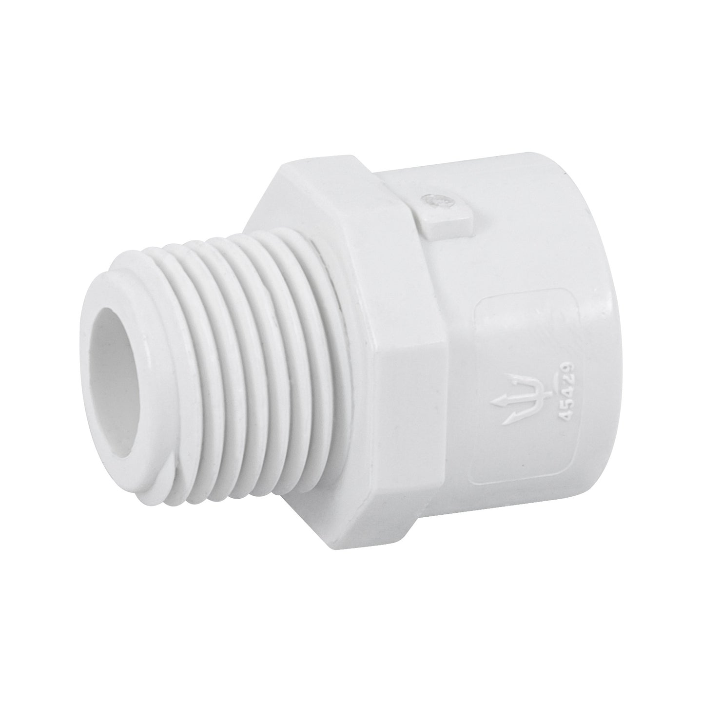 PVC-611 Adaptador macho de PVC de 1/2", FOSET